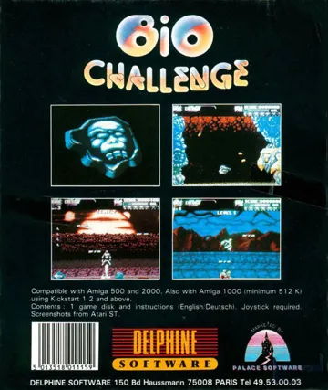 Bio Challenge box cover back